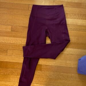 Maroon girlfriend collective 7/8 legging